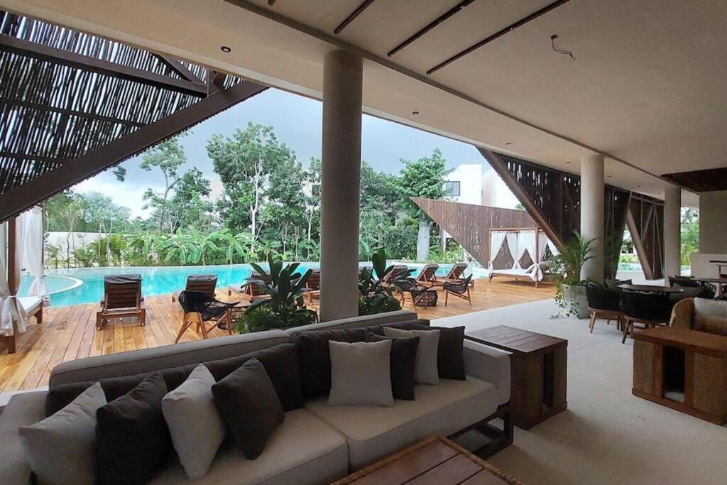 Loft En Aldea Zama Appartement Tulum Pueblo Buitenkant foto